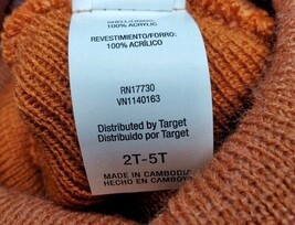 Cat & Jack Boy's 2T-5T Beanie Orange image 3