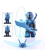 Blue Beetle DCEU Superheroes Custom Printed Lego Compatible Minifigure Bricks - $3.99