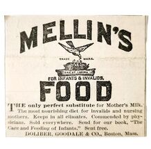 Mellin's Food Infant Milk 1885 Advertisement Victorian Baby Food ADBN1A15 - $371.80 MXN Mellin's Food Infant Milk 1885 Advertisement Victorian Baby Food ADBN1A15 - $371.80 MXN