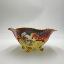Antique Martin Limoges France Porcelain Painted Footed Bowl Pickard 1900... - $180.00