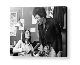 Rare Framed Jimi Hendrix Joan Biaz Vintage Photo. Jumbo 8.5 X 11 Giclée Print - £15.02 GBP