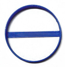 Round Circle Shape 3 And One Half 3.5 Inch Diameter Cookie Cutter USA PR3044 - £2.35 GBP