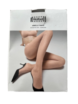 Wolford 19320 Annelle Tights Seamless Geometric Net Black ( XS ) - £63.28 GBP