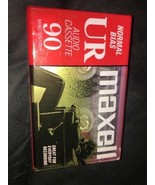 Maxell UR 90 Minute Blank Audio Cassette Tape - FACTORY SEALED - NEW Nor... - $8.21 CAD