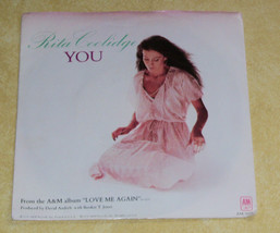 Rita Coolidge Picture Sleeve 45 Rpm Record Album Only You Know &amp; I Know AM-2058 - £4.81 GBP