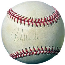 Ricky Henderson signed ROAL Rawlings Official American League Baseball minor ton - £63.90 GBP