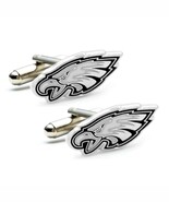 PHILADELPHIA EAGLES CUFFLINKS Football Sports NEW w GIFT BAG Pair Weddin... - $230.55 MXN