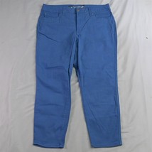 Seven7 16 High Rise Skinny Crop Blue Stretch Denim Womens Jeans - $16.99