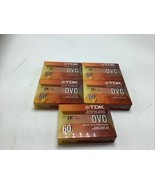 New TDK DVM-60ME 60 Minute Mini DV Video Cassette (Lot Of 5) Brand New - $29.60 CAD