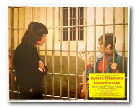 &quot;For Pete&#39;s sake &quot; Original 11x14 Authentic Lobby Card 1974 Poster #2 Streisand - £27.14 GBP