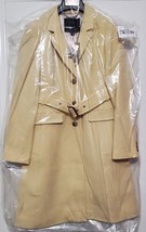 NWT J.Crew Belted Lady Day Topcoat Soft Yellow Italian Doublecloth Wool Coat 6 - £131.58 GBP