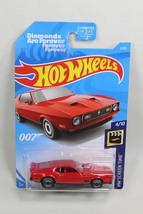 Hot Wheels &#39;71 Mustang Mach 1 HW Screen Time James Bond 007 Diecast Red ... - £7.11 GBP