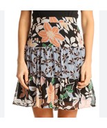 LOFT multicolor floral tiered skirt size 6 | spring summer office career... - €15,64 EUR