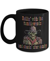 Western Halloween Mug, Zombie Mug, Funny Halloween Mug, Spooky Zombie Mug, Zombi - $20.53+