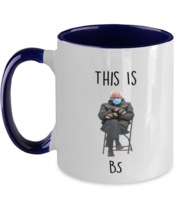 Bernie Sanders Mugs This Is BS Navy-2T-Mug  - £14.14 GBP