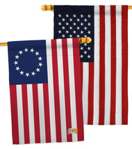 Betsy Ross - Impressions Decorative USA Embroidery House Flags Pack HP192173-P3A - £40.74 GBP