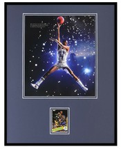 Reggie Miller Framed 16x20 Topps Archives Rookie Card &amp; Photo Display Pacers - £71.38 GBP