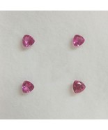 Natural Rubellite Trillion Step Cut 8mm Rose Pink Color VVS Clarity Loos... - £365.21 GBP