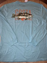 XXL Costa Men&#39;s Logo Long Sleeve T-Shirt BNWTS - £23.17 GBP