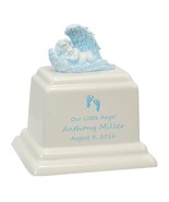 Angel of Protection© Infant Blue - Hearts - Baby Feet - Cross Urn - $226.97 CAD