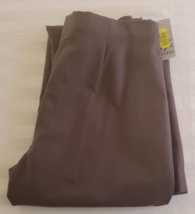 NWT Zozo Brown Dark Truffle Dress Pants Size 4 Cotton Blend - $29.69