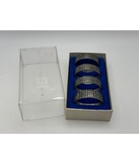 Set of 4 Hardanger Norway Pewter KONGETINN Viking Napkin Rings in Origin... - $68.33 CAD
