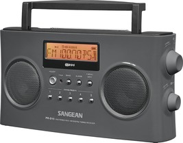 Sangean Pr-D15 Digital Portable Stereo Rds Receiver Gray - $115.99