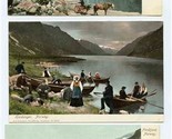 3 Norway Undivided Back Postcards Nordfjord, Sogn and Hardanger.  - $17.82