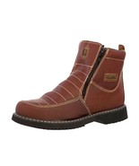 Mens Chedron Work Boot Real Leather Slip Resistant Zipper Soft Toe Size ... - $1,130.65 MXN