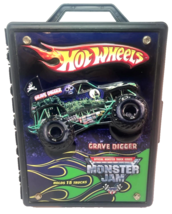 Hot Wheels Grave Digger Monster Jam Carrying Case Storage Holds 15 Trucks - $18.80