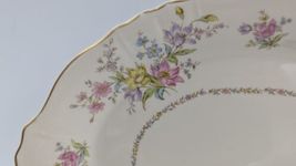 Federal Shape Syracuse China Floral Oval Serving Plate Vegetable Bowl Briarcliff image 3