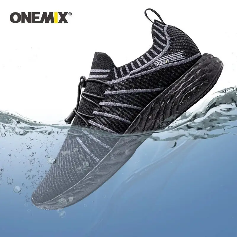 ONEMIX Hot Sale Men Trainers Running Shoes Slip On  Wading Waterproof  Training  - £159.32 GBP