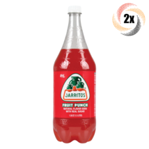 2x Bottles Jarritos Fruit Punch Natural Flavor Soda With Real Sugar | 1.5L - £21.57 GBP