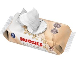 6 PACKS Huggies Baby Wipes, Unscented, Hypoallergenic, Push Button Packs... - $322.57 MXN