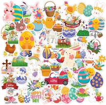 Easter Stickers 120 PCS Easter Stickers for Kids Easter Egg Stuffers Vinyl Easte - £15.46 GBP