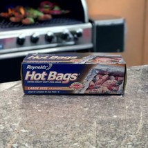 Reynolds Hot Bags Aluminum Foil Bags Large Size Extra Heavy Duty 5 to 6 Servings - £14.29 GBP