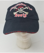 Surrender the Booty Hat Cap Orange Beach Alabama Skull Bones Black Red - £15.22 GBP