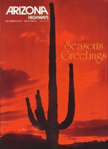 1973 DECEMBER  ARIZONA HIGHWAYS Christmas Issue GLORIOUS SUNSET BY DICK ... - $27.56