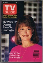 ORIGINAL Vintage TV Guide August 18, 1984 Jane Pauley - £11.72 GBP