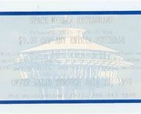 Space Needle Restaurant 1998 Discount Coupon Seattle Washington  - $13.86
