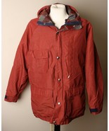 Vtg Woolrich Woman L? Plaid Wool Blanket Lined Jacket Coat Parka - £57.04 GBP