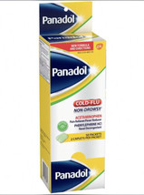 Panadol Cold and Flu Non-Drowsy (50 Packs 2 Caplets) Acetaminophen Cold+Flu - $26.99