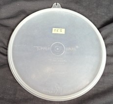 T53 Tupperware Replacement Round Container Lid - Clear Colorless - 7.5&quot; - £7.76 GBP