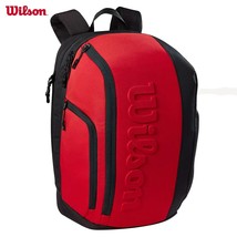 Wilson Super Tour Embossed Design PU Tennis Backpack for 2 Rackets PET Tennis Ba - £182.04 GBP