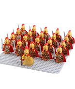 Medieval Knight Roman Soldier Mini Figure Assembly Building Blocks - Set of 21