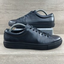 Wolf &amp; Shepherd Glider Leather Casual Shoes Sneakers Black Mens Size 9.5 - £47.85 GBP