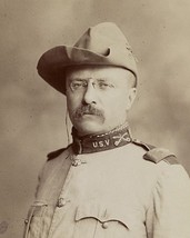 Theodore Roosevelt portrait in Rough Riders uniform 1900 Photo Print - £6.93 GBP