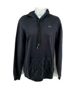 Under Armour UA Hometown Hoodie Size S Womens Black Cold Gear Loose NEW - $29.65