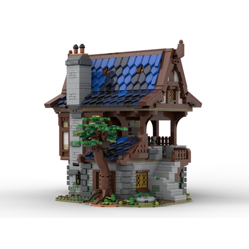 2404PCS Modular MOC Medieval Armory House Street View Architecture Building - £257.72 GBP+
