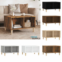 Modern Wooden Living Room Rectangular Coffee Table 2 Open Storage Compartments - £34.70 GBP+
